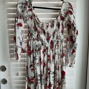 Torrid Off the shoulder smock dress